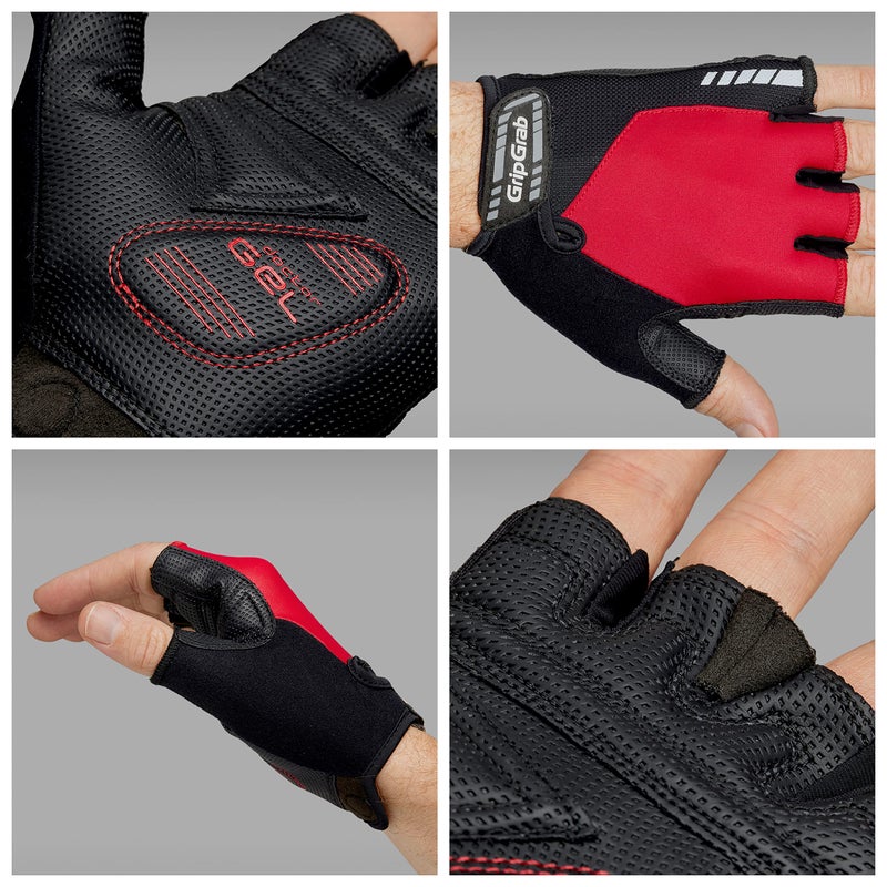 GripGrab ProGel 4mm DoctorGel Padded Short Finger Summer Cycling Gloves Comfortable Cushioned Fingerless Bike Glove - Image 3